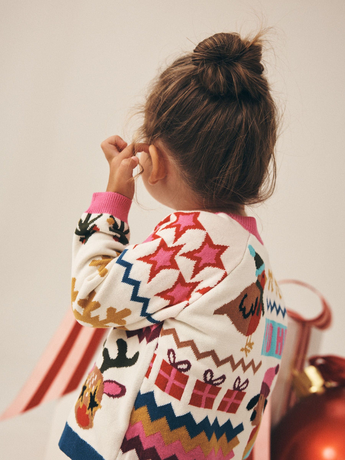 Dsiney Kidz - Reindeer Funky Christmas Cardigan (3mths-7yrs) image 4