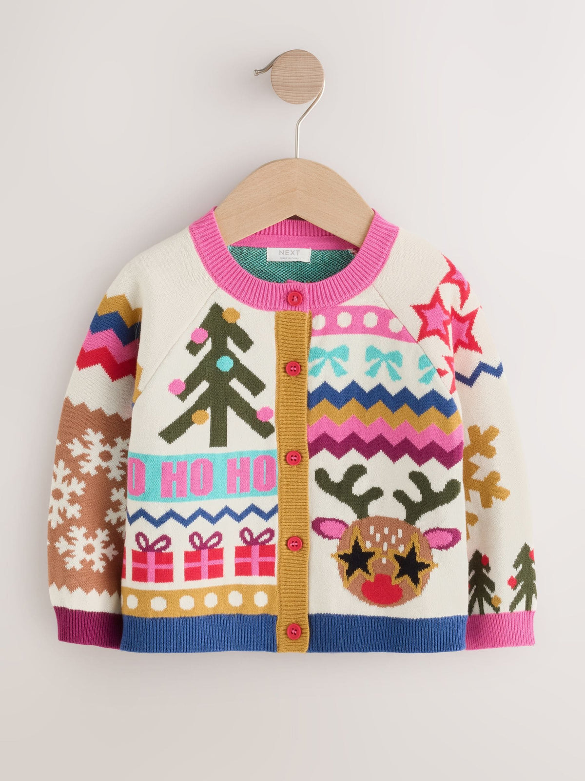 Dsiney Kidz - Reindeer Funky Christmas Cardigan (3mths-7yrs) image 5