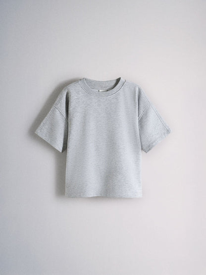 Dsiney Kidz - The Set 2 Pack Oversized Short Sleeve Crew and Relaxed Cuff Joggers Charcoal Grey/Grey Marl image 9