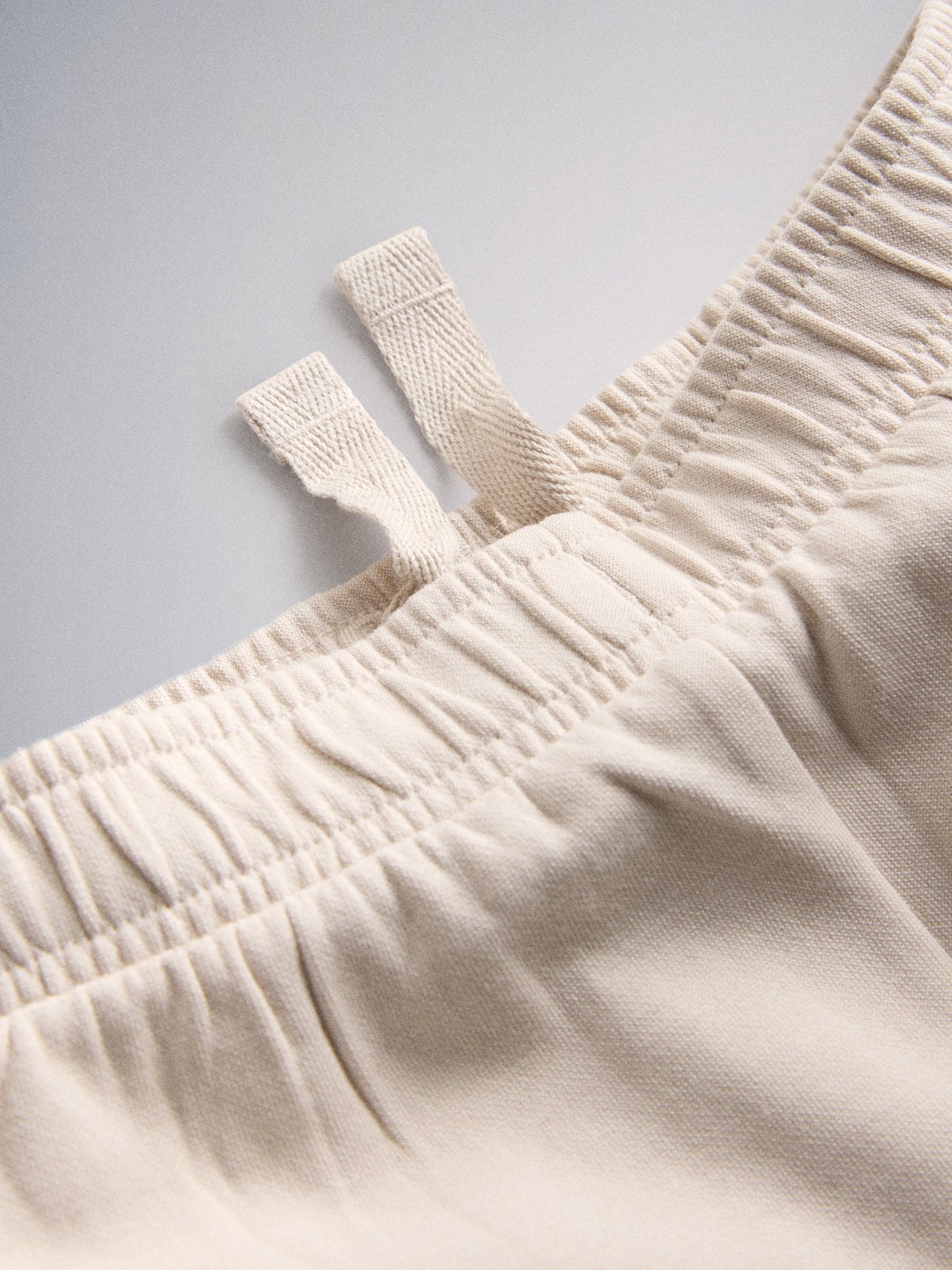 Dsiney Kidz - The Set Short Sleeve Interlock Jersey Pocket T-Shirt and Wide Leg Jogger Set Cream image 4