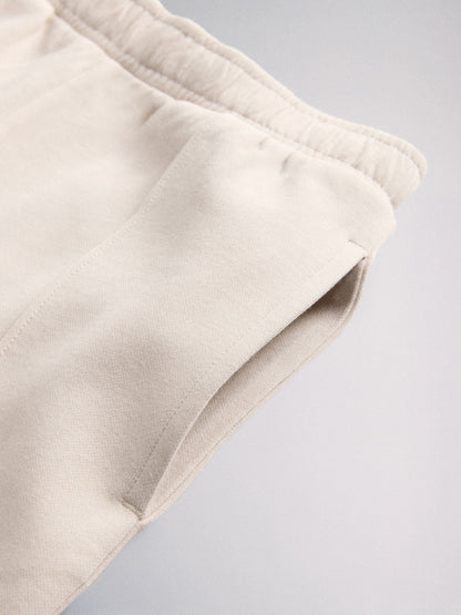 Dsiney Kidz - The Set Short Sleeve Interlock Jersey Pocket T-Shirt and Wide Leg Jogger Set Cream image 5