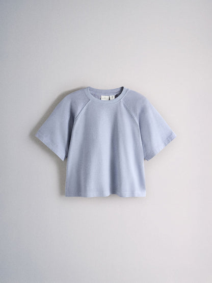 Dsiney Kidz - The Set 2 Pack Washed Jersey Short Sleeve T-Shirts and Rib Kickflare Leggings Blue image 3