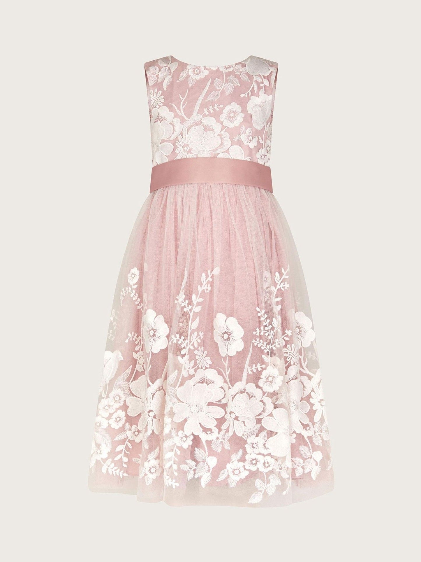 Monsoon Pink Alicia Embroidered Lace Maxi Dress image 2