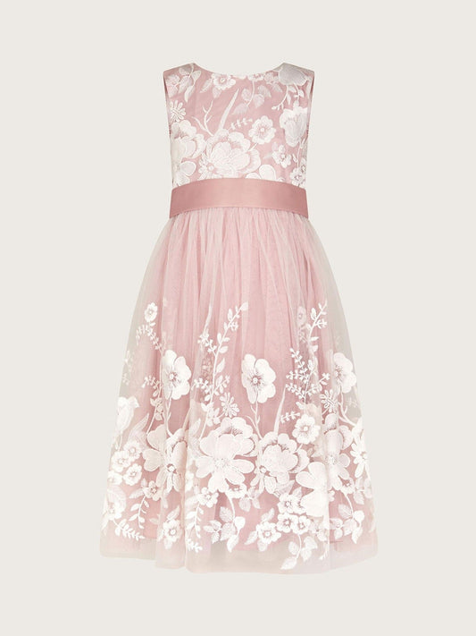 Monsoon Pink Alicia Embroidered Lace Maxi Dress image 2