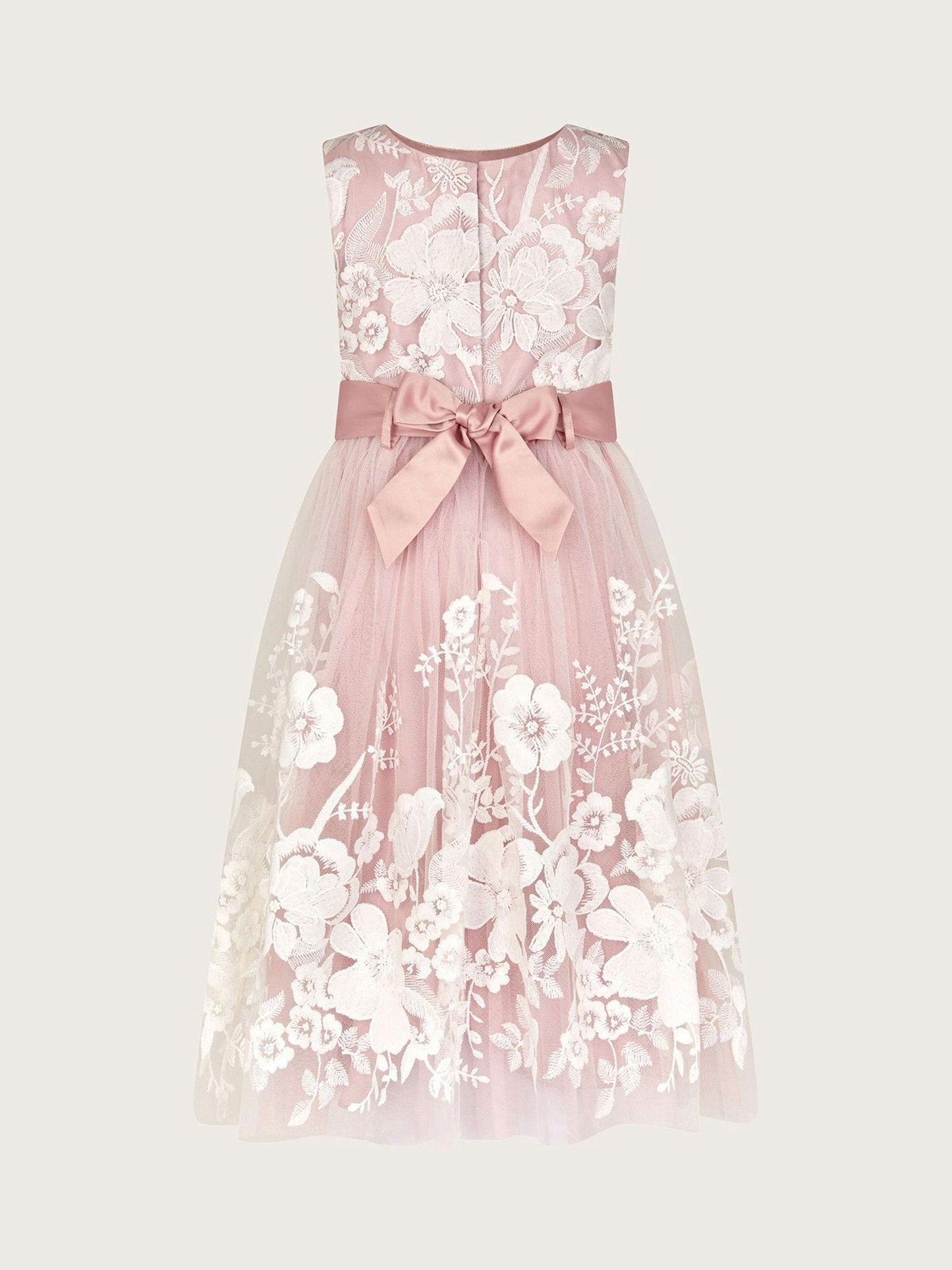 Monsoon Pink Alicia Embroidered Lace Maxi Dress image 3