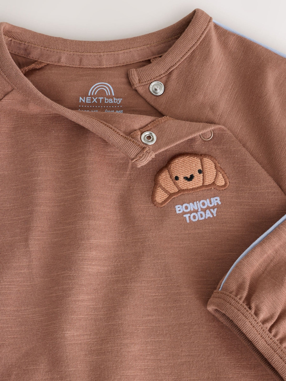 Blue/Brown Brunch Club Baby Top and Wide Leg Leggings Set 6 Piece (0mths-2yrs) - image 12