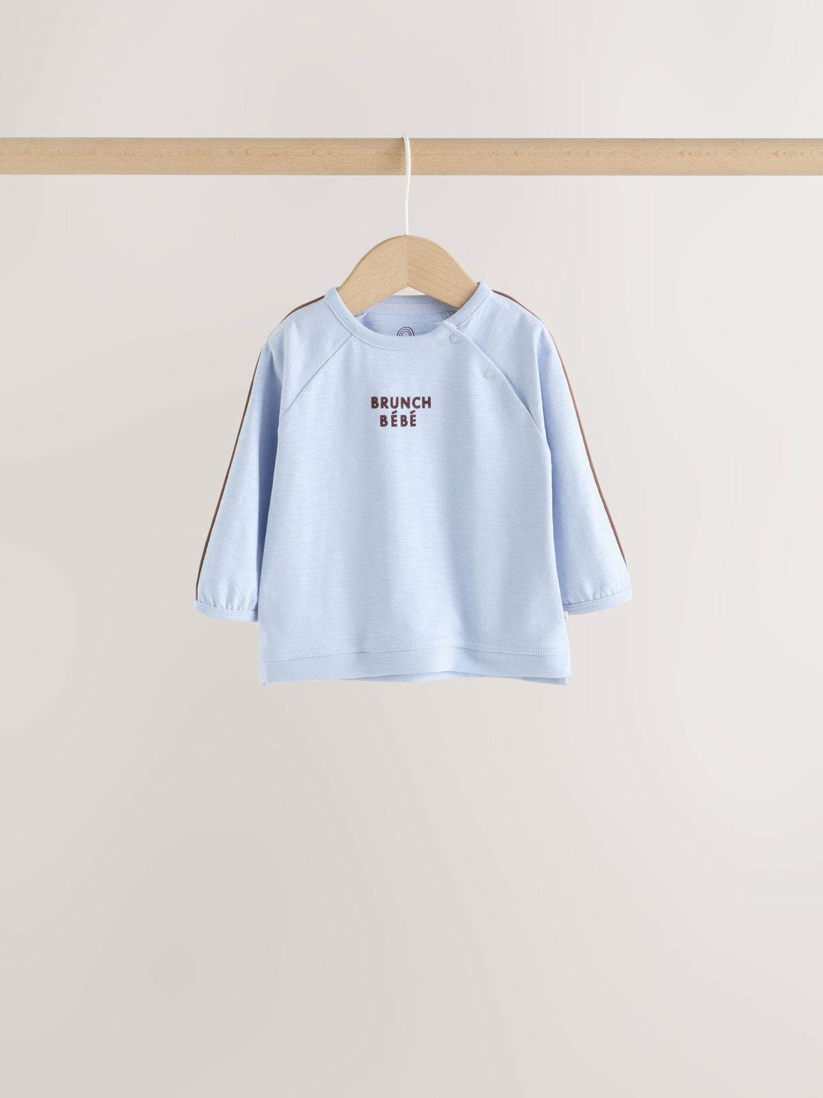 Blue/Brown Brunch Club Baby Top and Wide Leg Leggings Set 6 Piece (0mths-2yrs) - image 5
