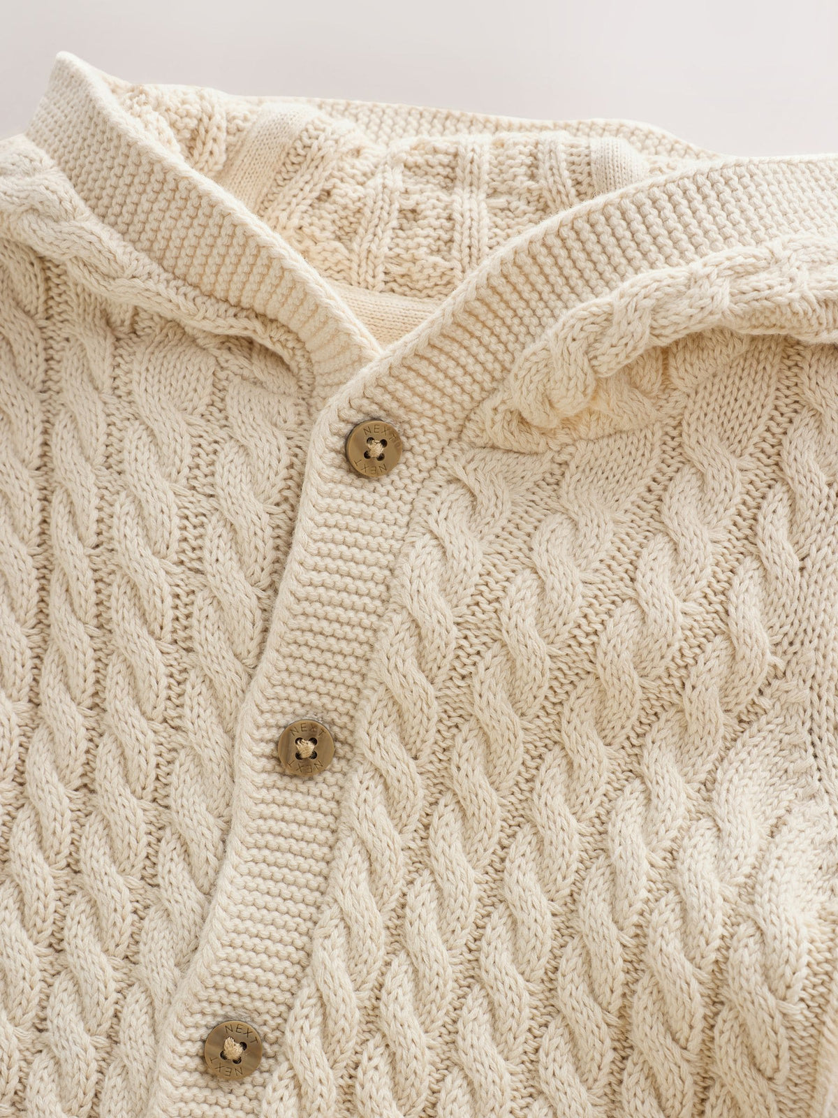 Neutral Knitted Cable Baby Romper (0mths-3yrs) - image 3