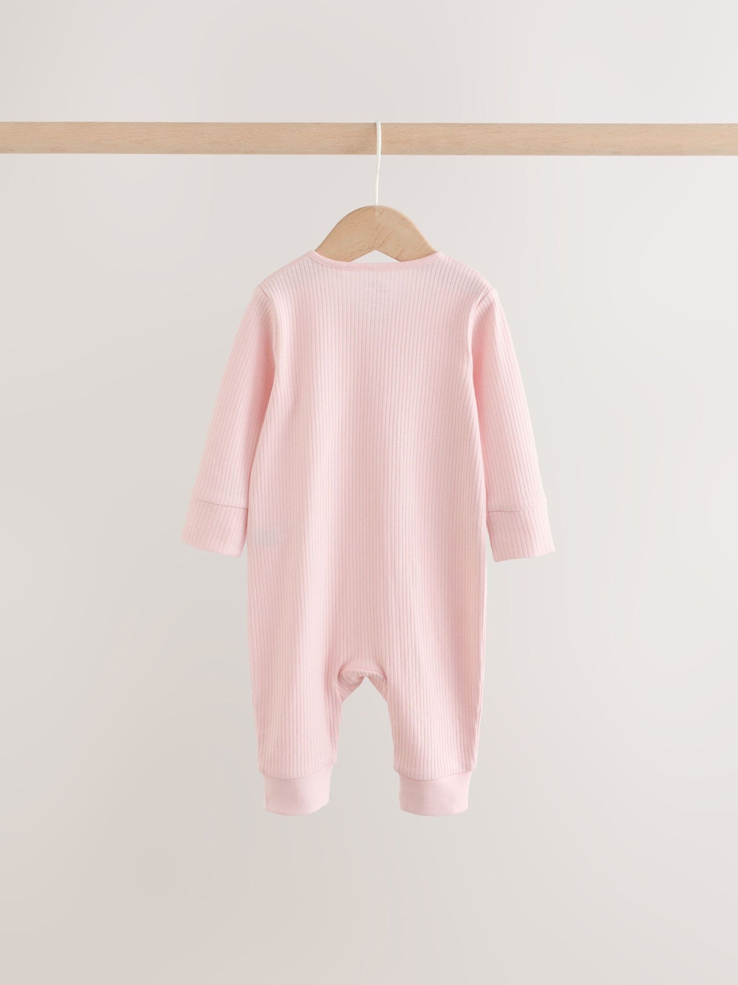 Pink Baby Sleepsuits 3 Pack (0mths-3yrs) image 5