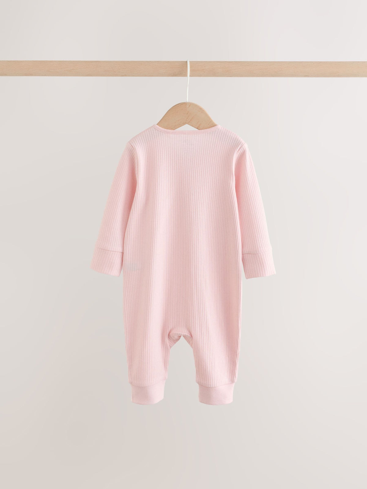 Pink Baby Sleepsuits 3 Pack (0mths-3yrs) image 5