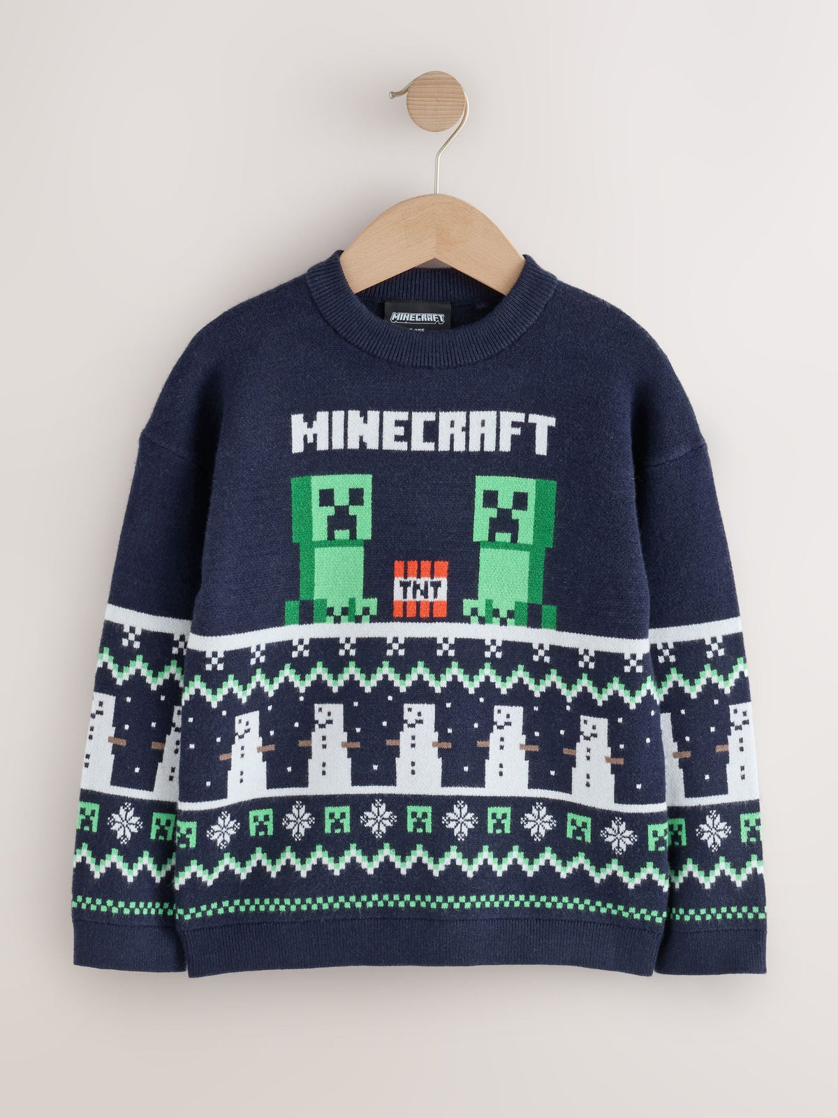 Blue/Navy Christmas License Jumper (3-16yrs) - image 4