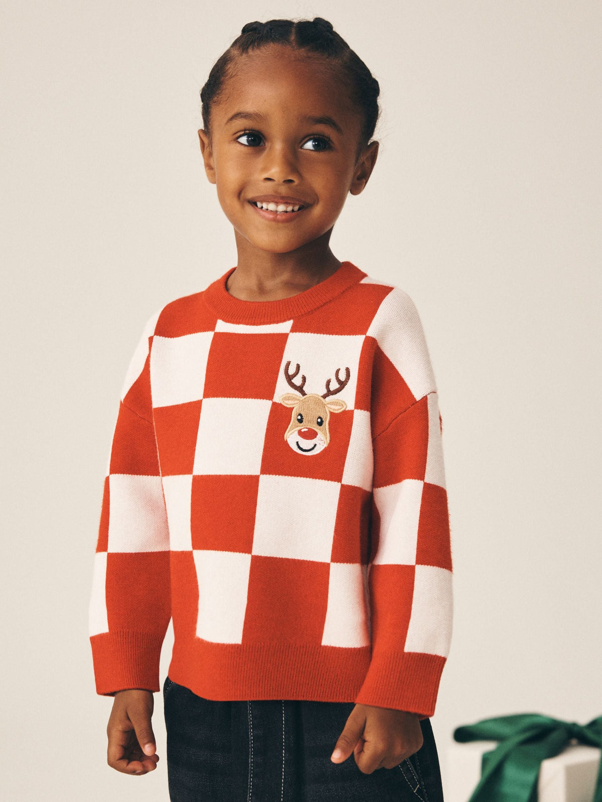 Red Reindeer Christmas Jumper (3mths-7yrs) - image 4