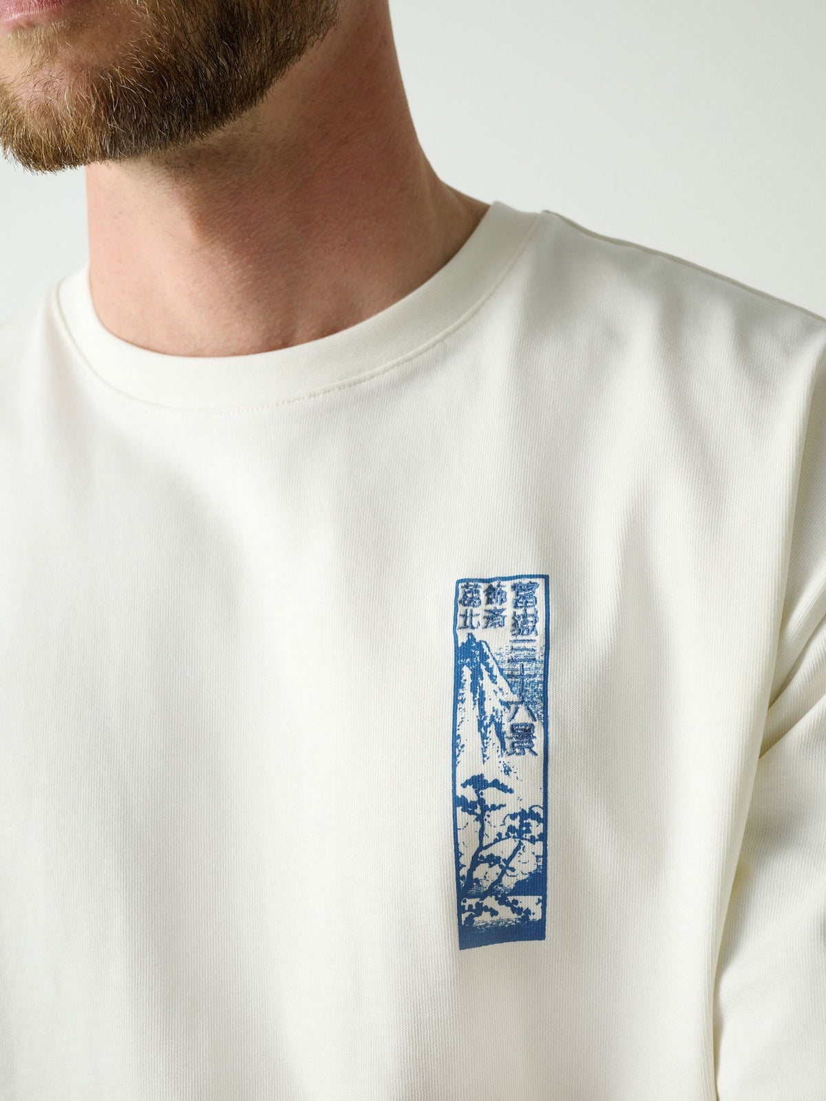 White Hokusai Relaxed Fit Artist T-Shirt - image 5