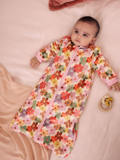Dsiney Kidz - Multi Floral 2.5 Tog Fleece Baby Sleep Bag image 1