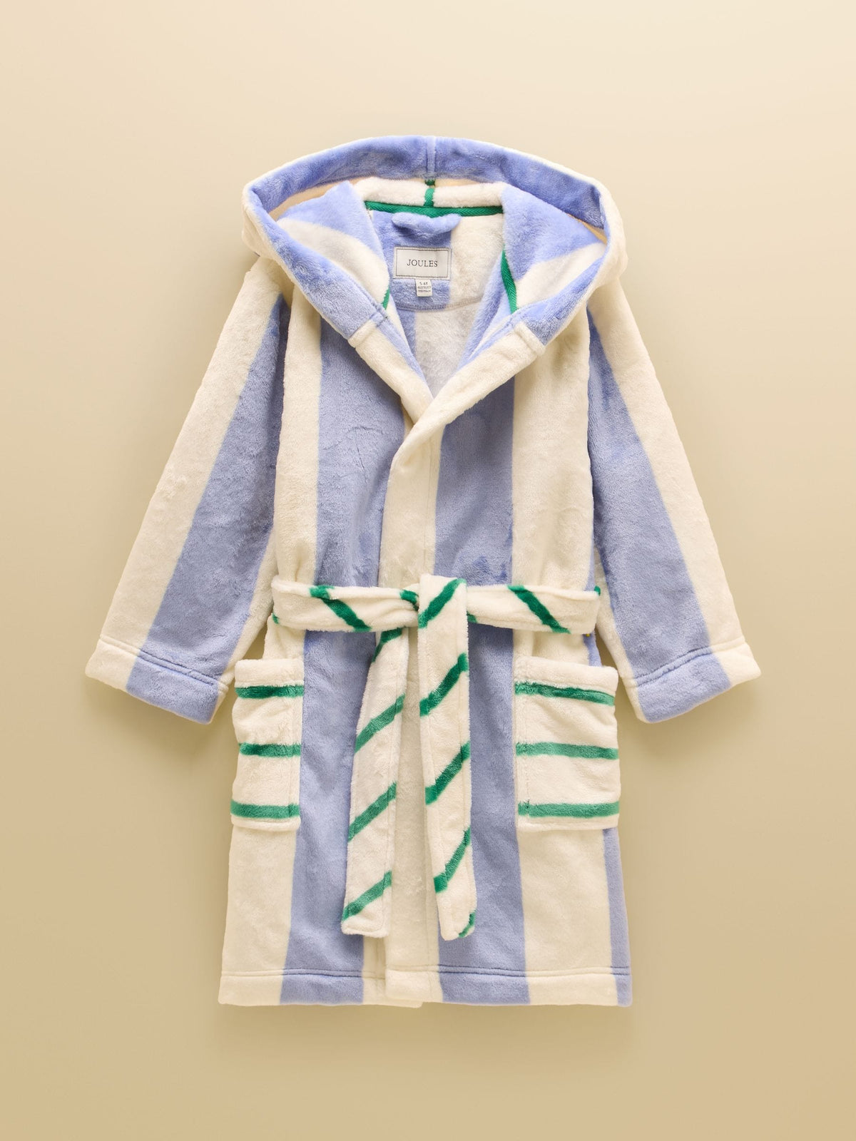 Joules Kids' Snug Blue Stripe Dressing Gown - image 1