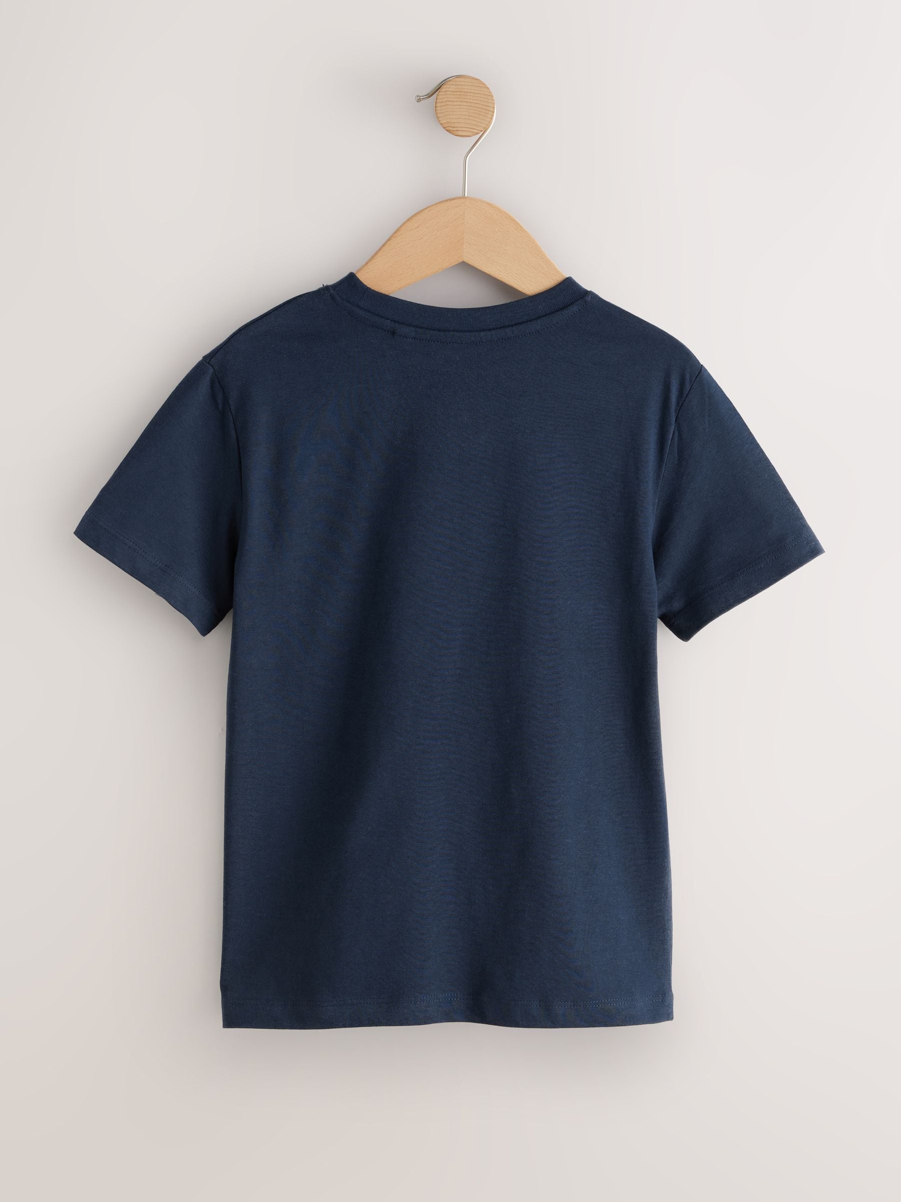 Dsiney Kidz - Navy Blue Surf Boards Regular Fit Short Sleeve Graphic Print T-Shirt (3-16yrs) image 2