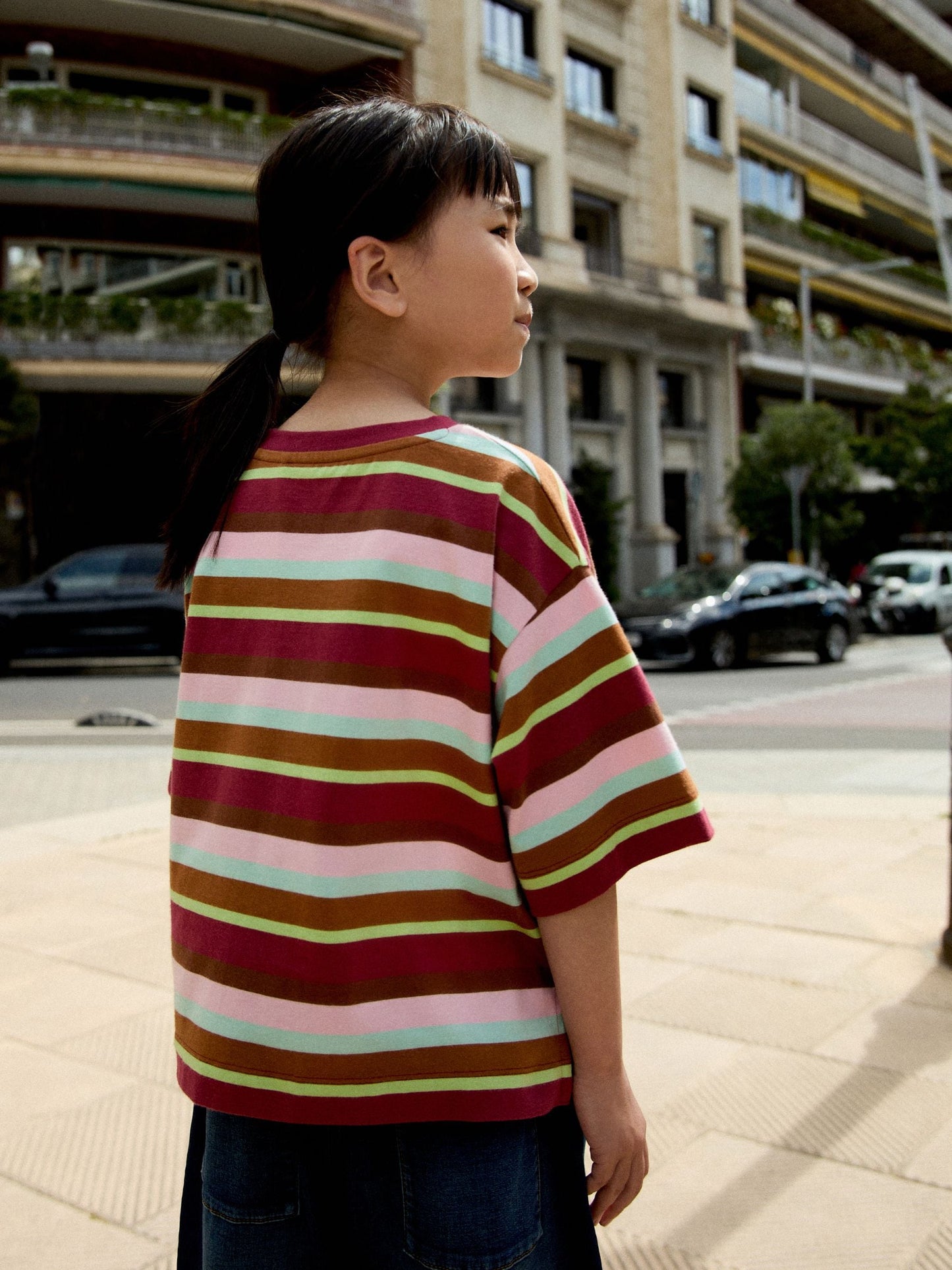 Dsiney Kidz - Multi Stripe Embroidered Dog T-Shirt (3-16yrs) image 5
