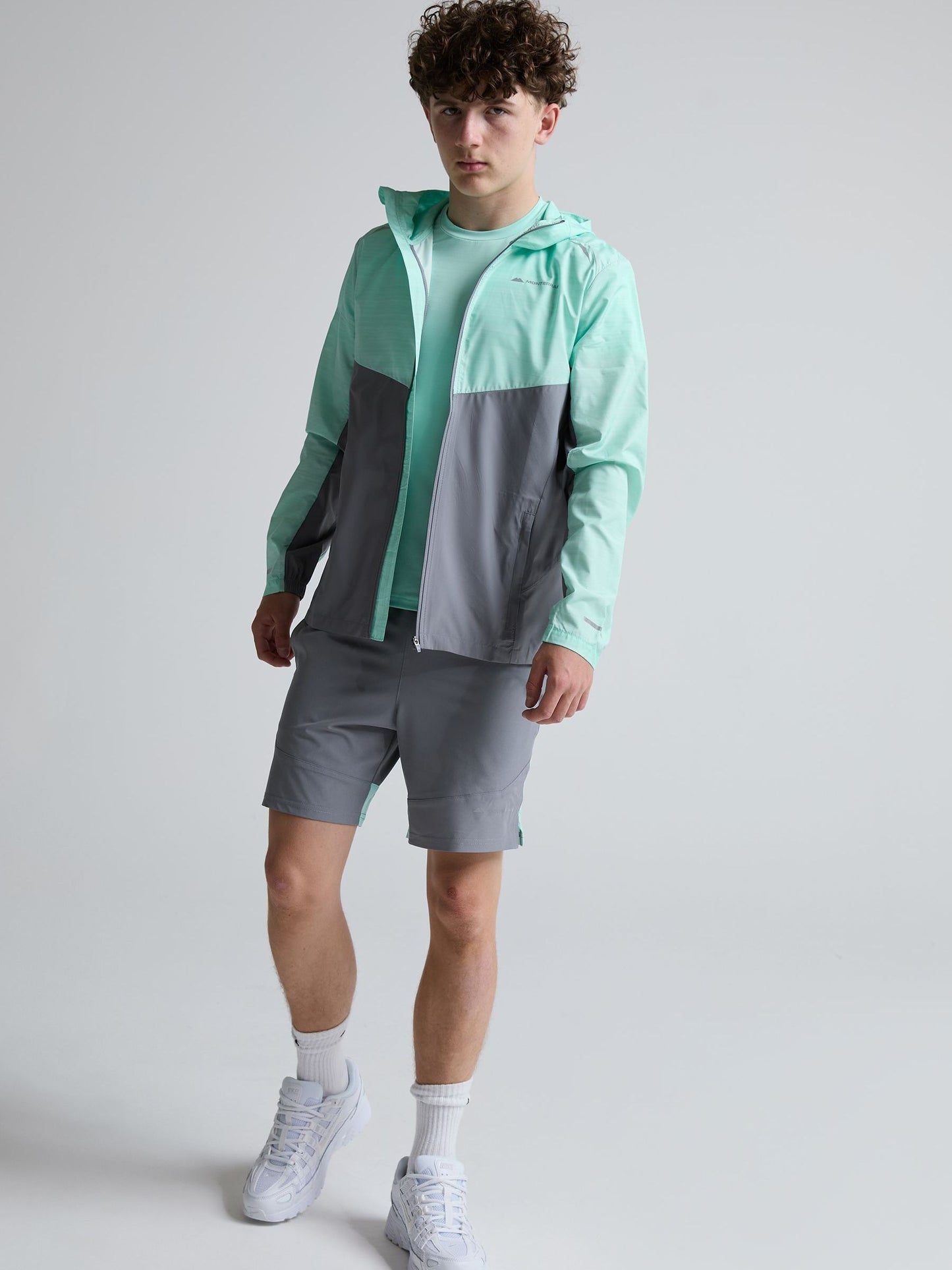 Dsiney Kidz - Monterrain Green Junior Boys Bolt 2.0 Space Dye Windbreaker Jacket image 4