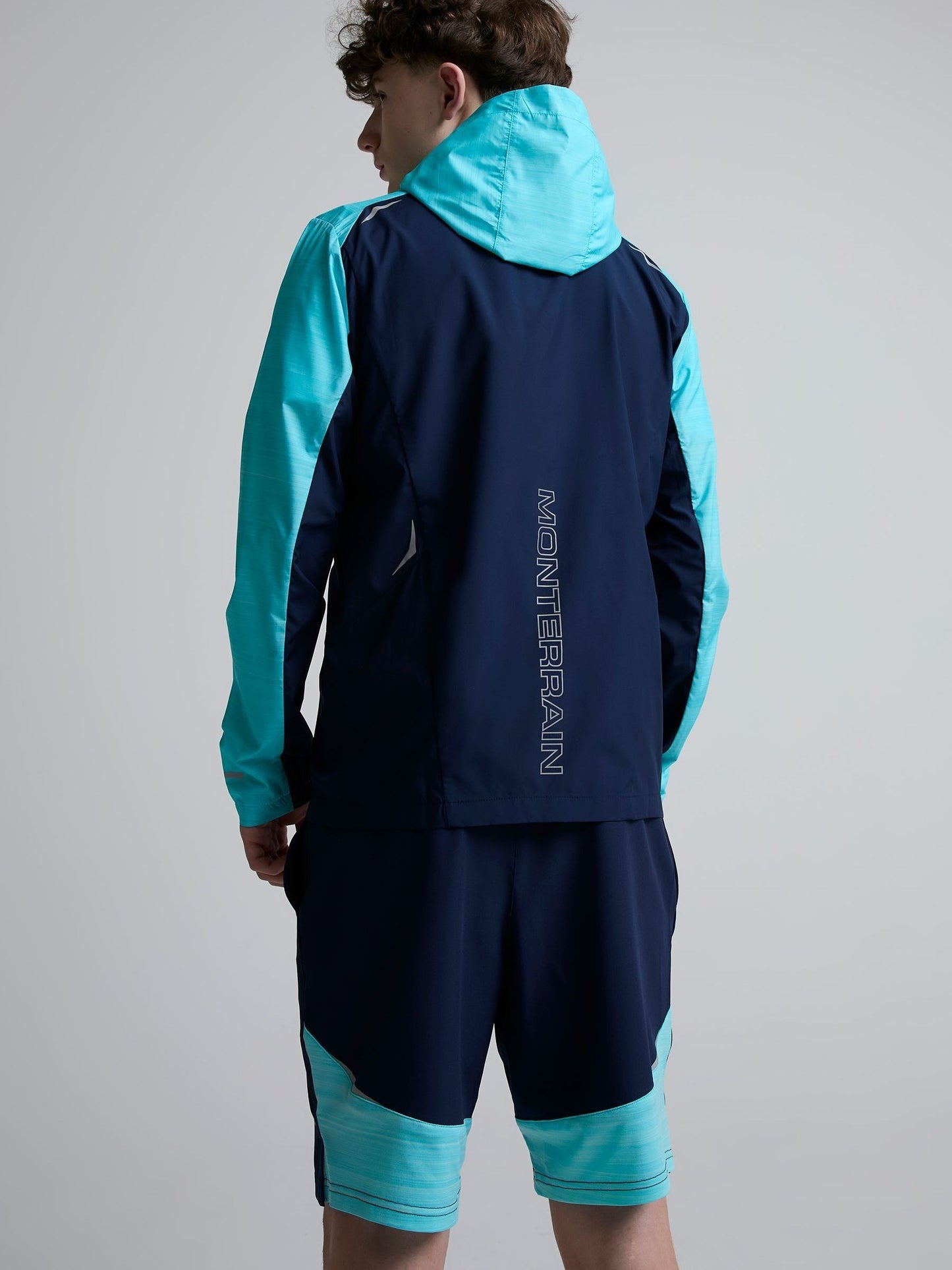 Dsiney Kidz - Monterrain Blue Bolt 2.0 Space Dye Windbreaker Jacket image 3