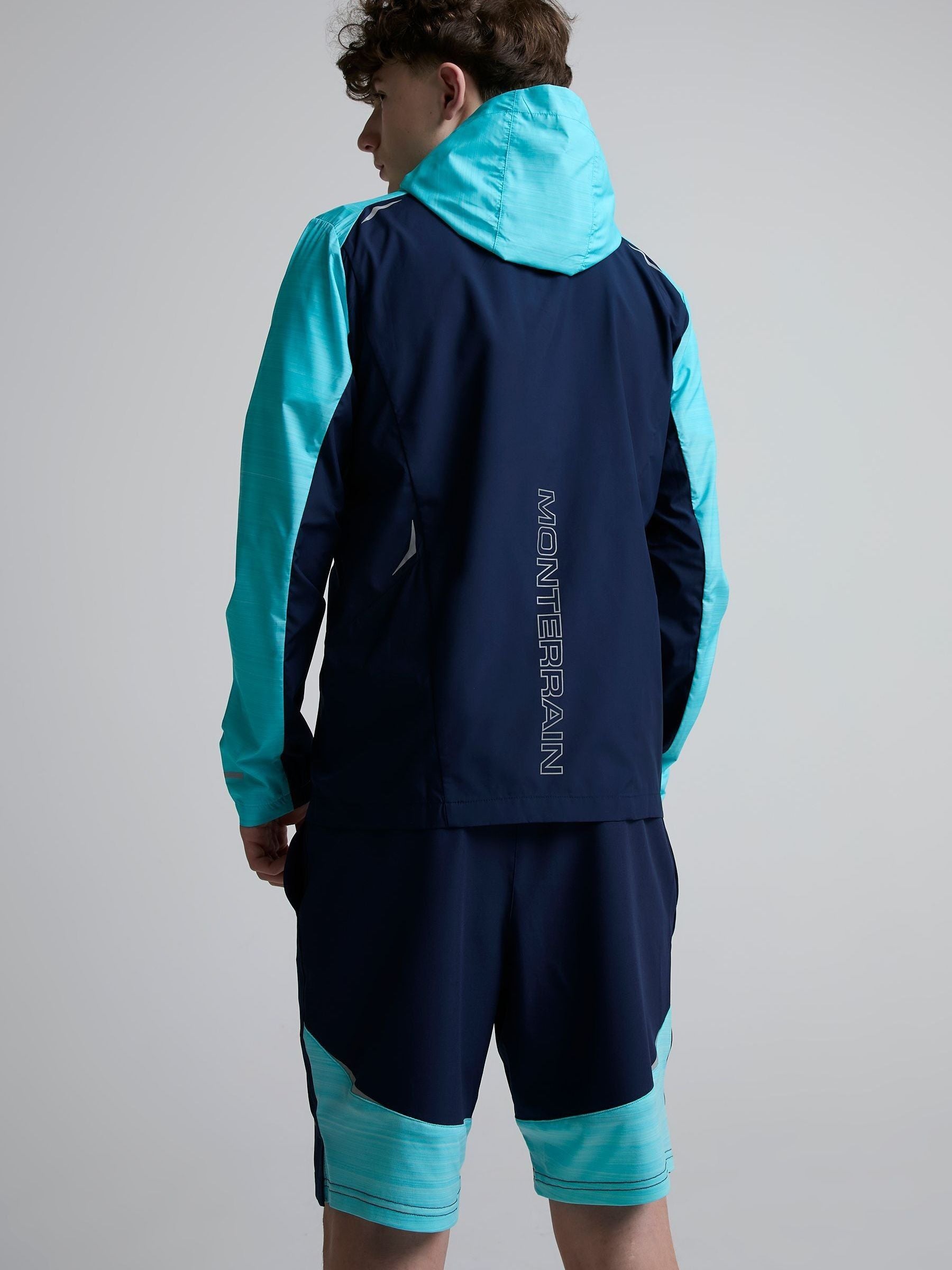 Dsiney Kidz - Monterrain Blue Bolt 2.0 Space Dye Windbreaker Jacket image 3