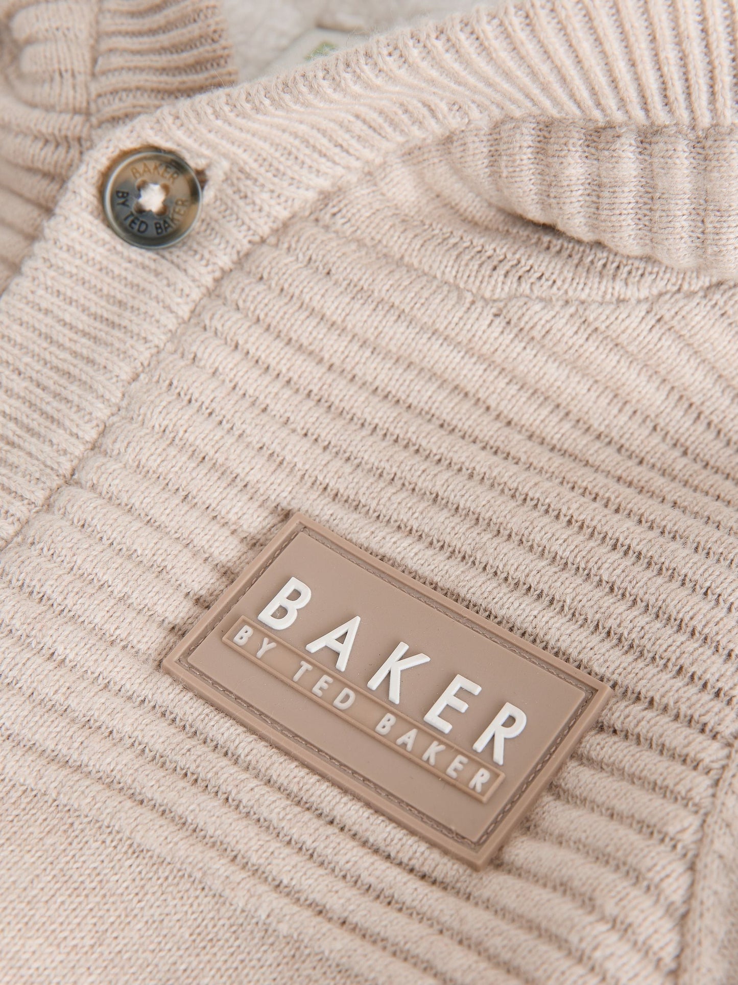 Baker by Ted Baker Stone Knitted Romper With Hoodie image 5