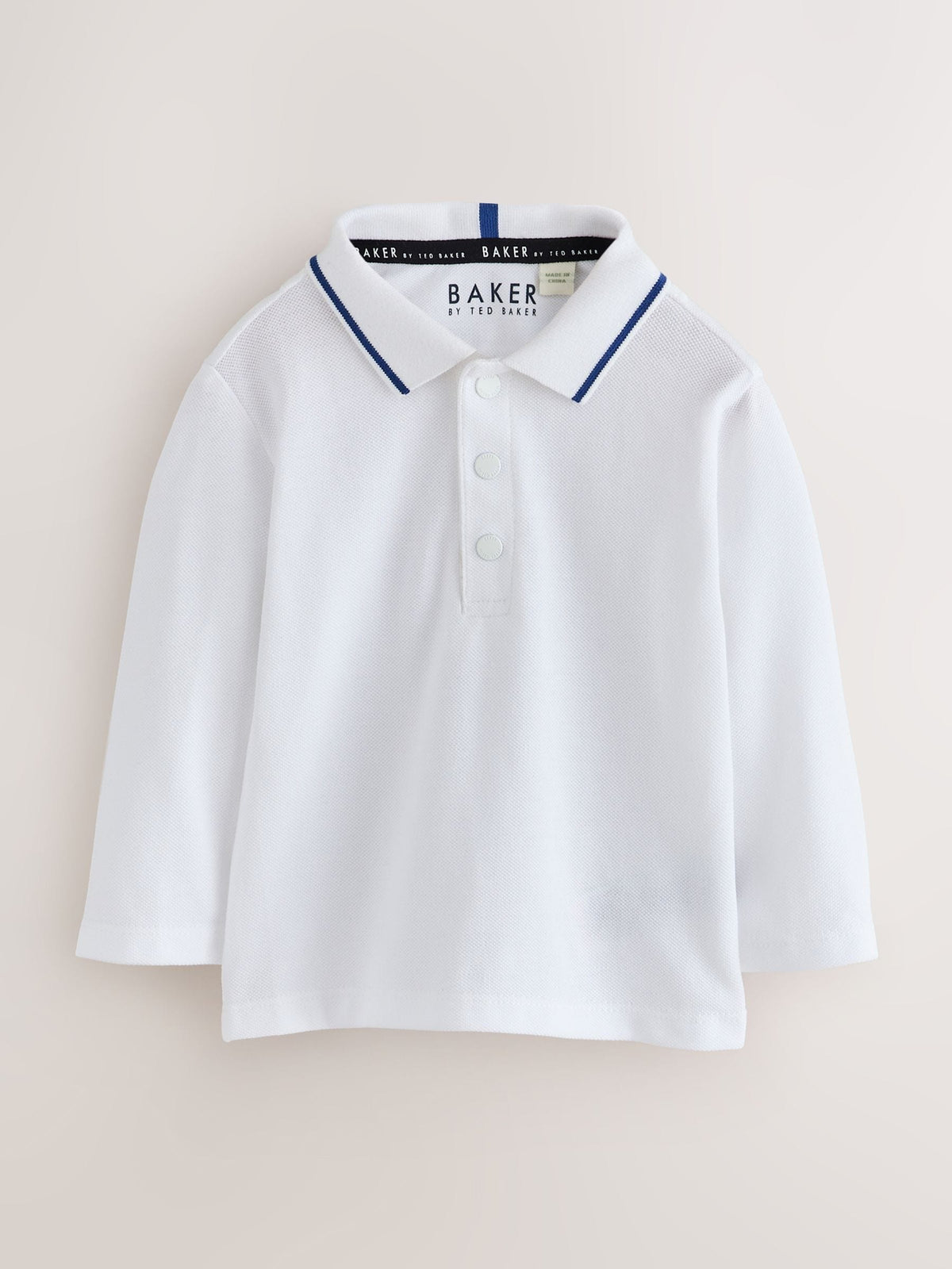Baker by Ted Baker Navy Textured Dungaree and Polo Shirt Set - image 3