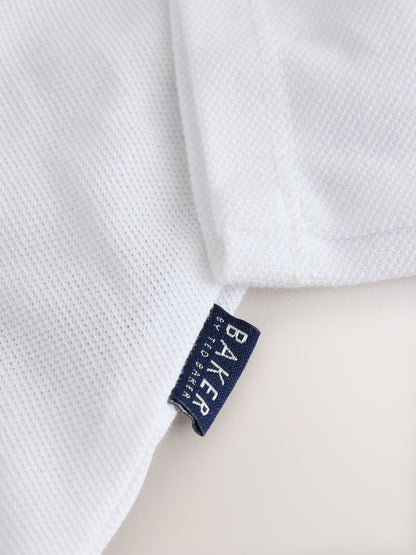 Baker by Ted Baker Navy Textured Dungaree and Polo Shirt Set - image 5