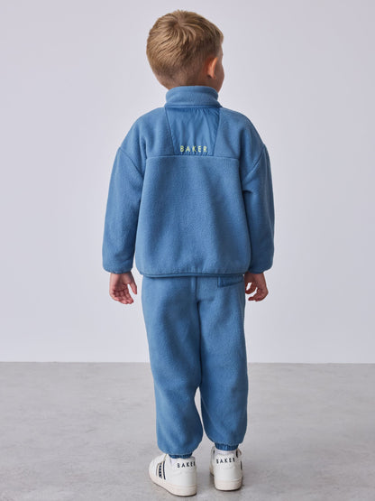 Baker by Ted Baker Blue 2 Piece Zip Through Fleece and Joggers Set - image 2