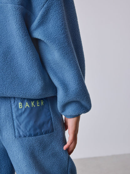 Baker by Ted Baker Blue 2 Piece Zip Through Fleece and Joggers Set - image 6