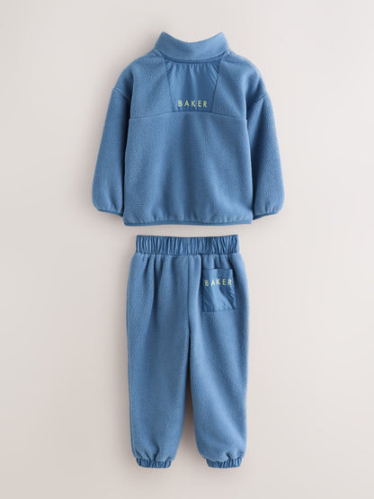 Baker by Ted Baker Blue 2 Piece Zip Through Fleece and Joggers Set - image 9