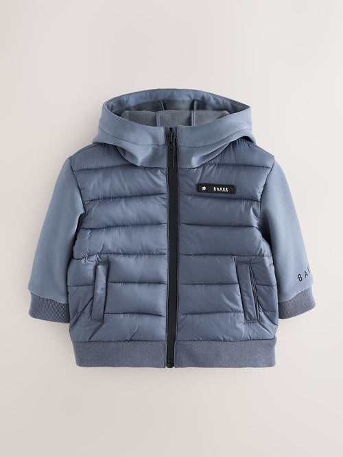 Dsiney Kidz - Baker by Ted Baker Charcoal Grey Neoprene Padded Coat image 1