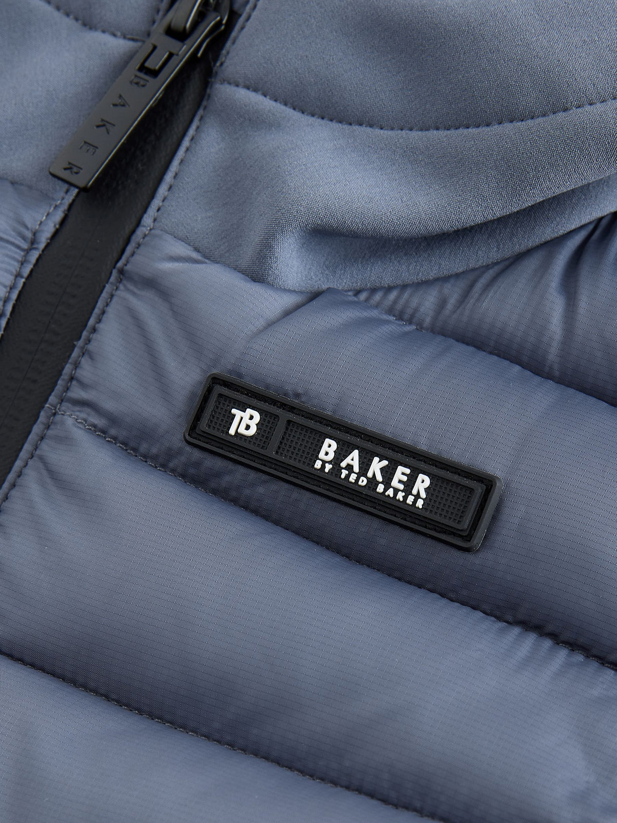 Dsiney Kidz - Baker by Ted Baker Charcoal Grey Neoprene Padded Coat image 5
