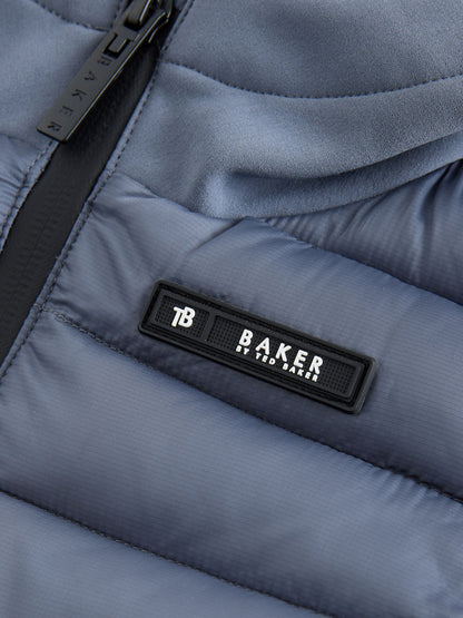 Dsiney Kidz - Baker by Ted Baker Charcoal Grey Neoprene Padded Coat image 5