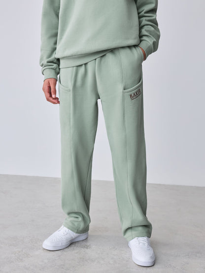 Dsiney Kidz - Baker by Ted Baker Sage Green Baker by Ted Baker Oversized Sweatshirt and Wide Leg Joggers Set image 2