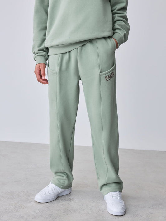 Dsiney Kidz - Baker by Ted Baker Sage Green Baker by Ted Baker Oversized Sweatshirt and Wide Leg Joggers Set image 2