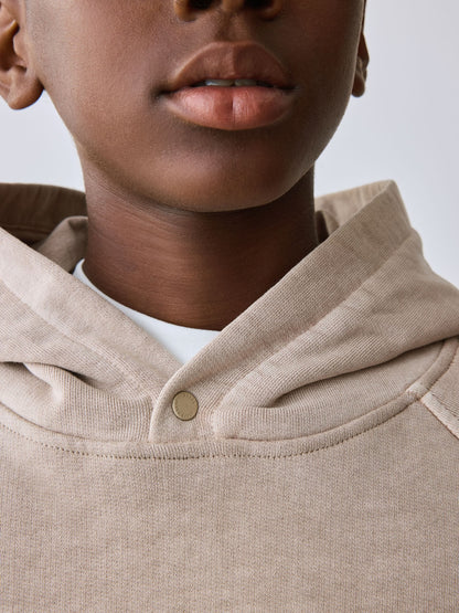 Dsiney Kidz - Baker by Ted Baker Stone Oversized Washed Graphic Hoodie and Wide Leg Joggers Set image 7