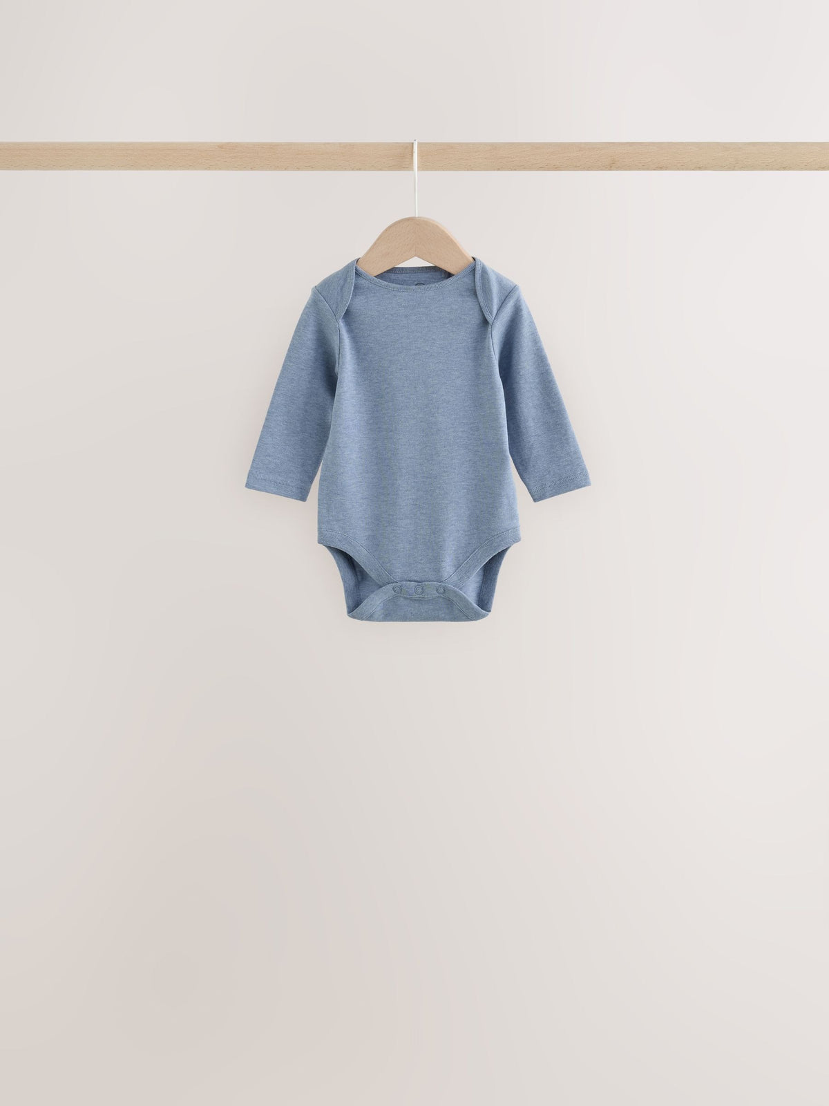 Dsiney Kidz - Grey/Blue/Neutral Long Sleeve Baby Bodysuits 5 Pack image 6