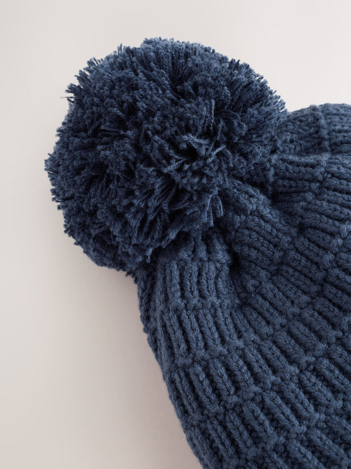 Dsiney Kidz - Navy Blue Knitted Trapper Baby Hat image 2