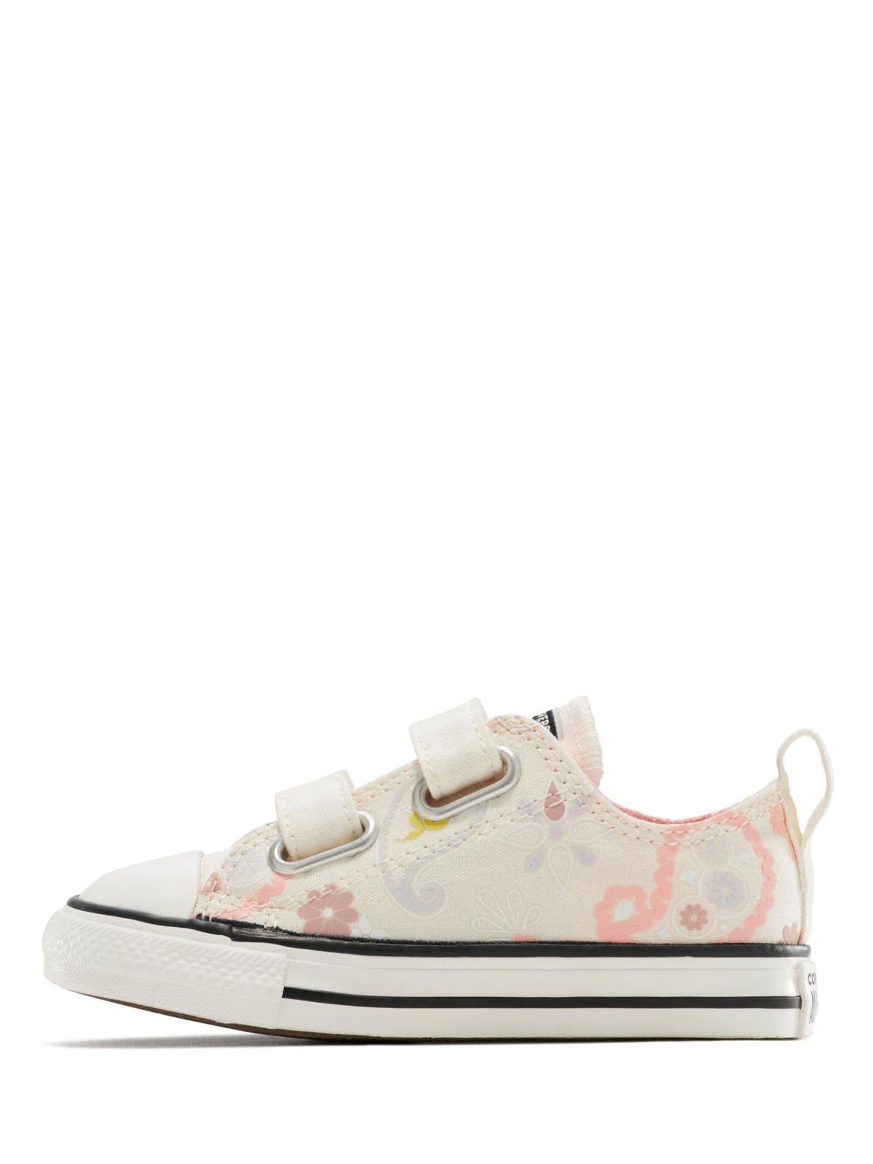 Converse White Chuck Taylor All Star 2V Paisley Pop Low Trainers image 2