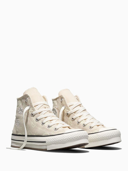 Converse Natural Chuck Taylor All Star Eva Lift Paisley Trainers image 3