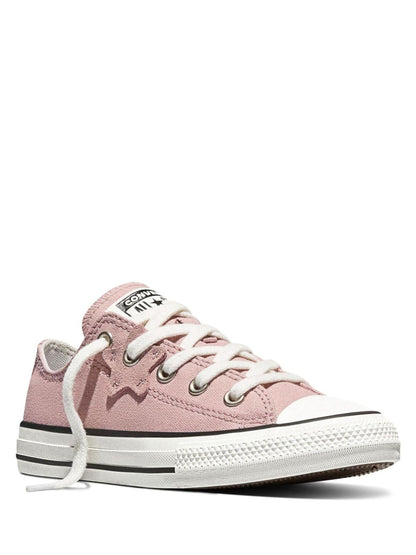 Converse Pink Chuck Taylor All Star Star Detail Low Trainers image 3