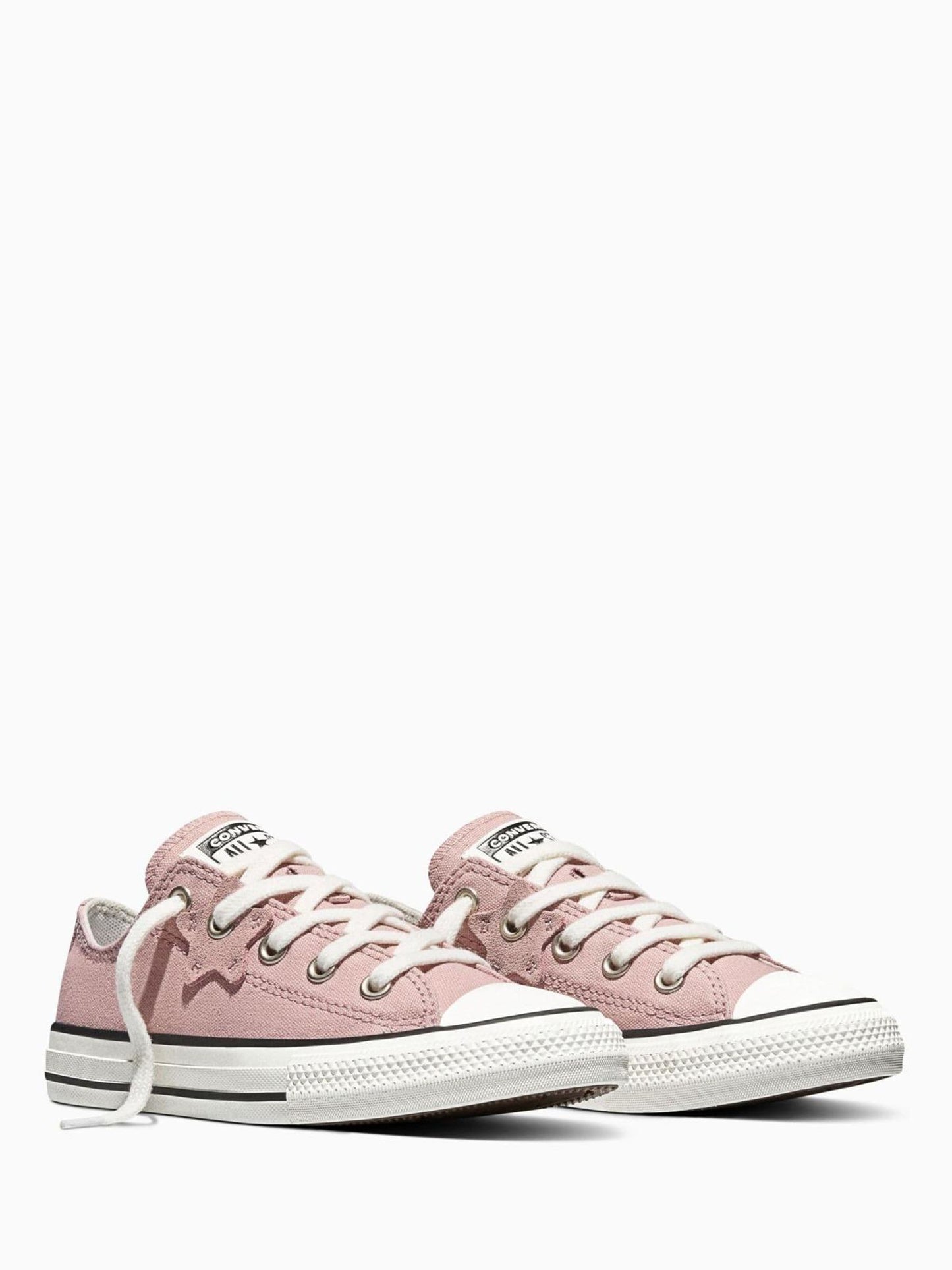 Converse Pink Chuck Taylor All Star Star Detail Low Trainers image 4