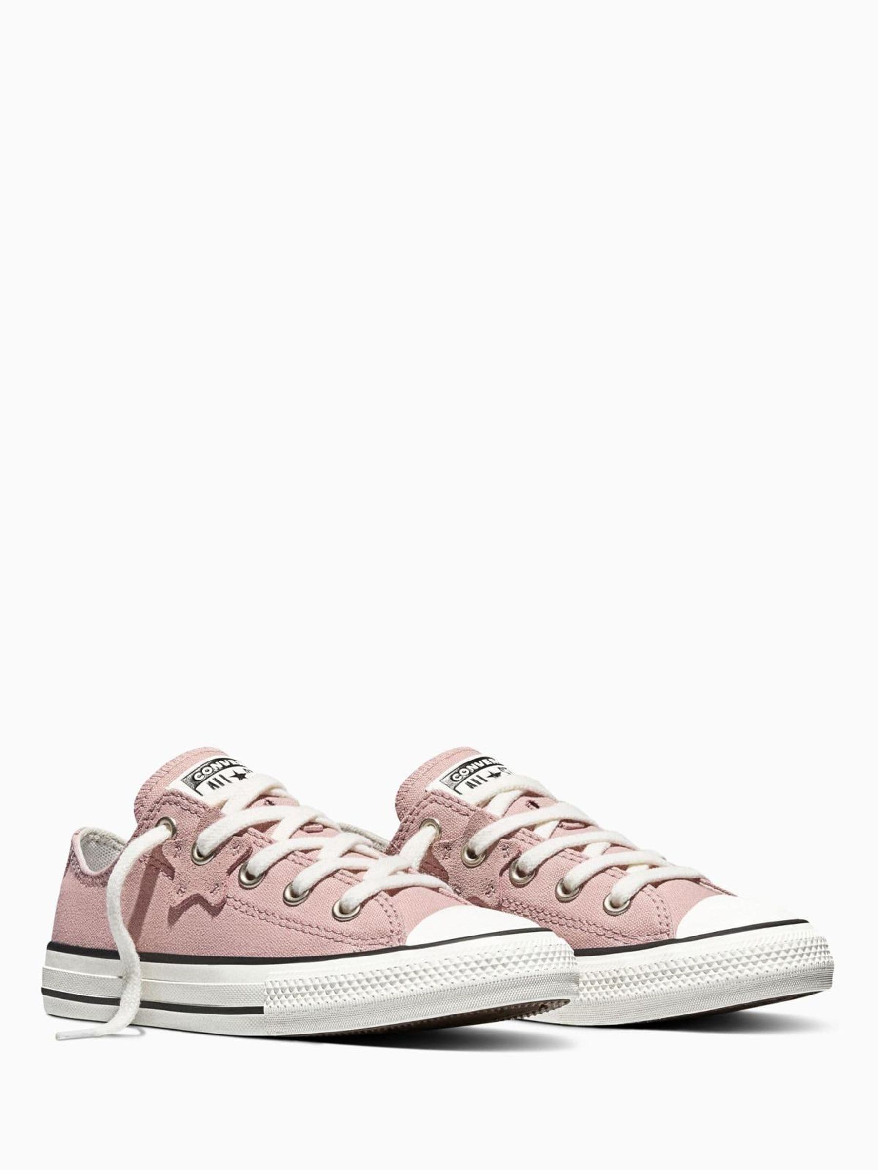 Converse Pink Chuck Taylor All Star Star Detail Low Trainers image 4