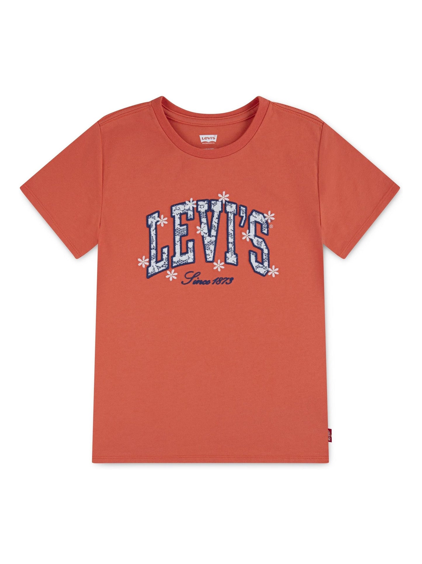 Levi's Orange Chambray Applique T-Shirt image 1