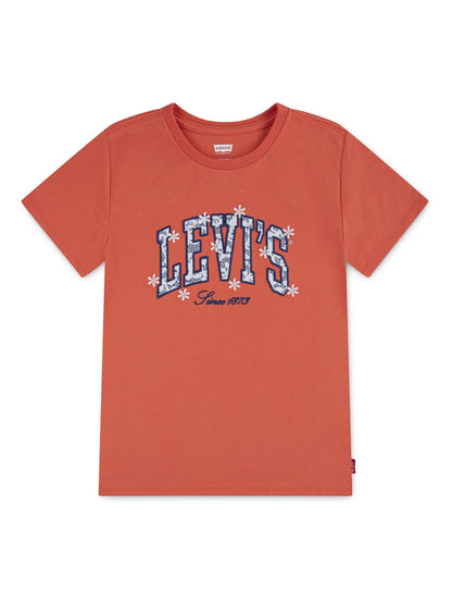 Levi's Orange Chambray Applique T-Shirt image 1