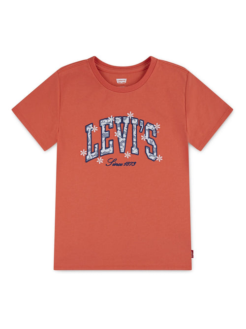Levi's Orange Chambray Applique T-Shirt image 1