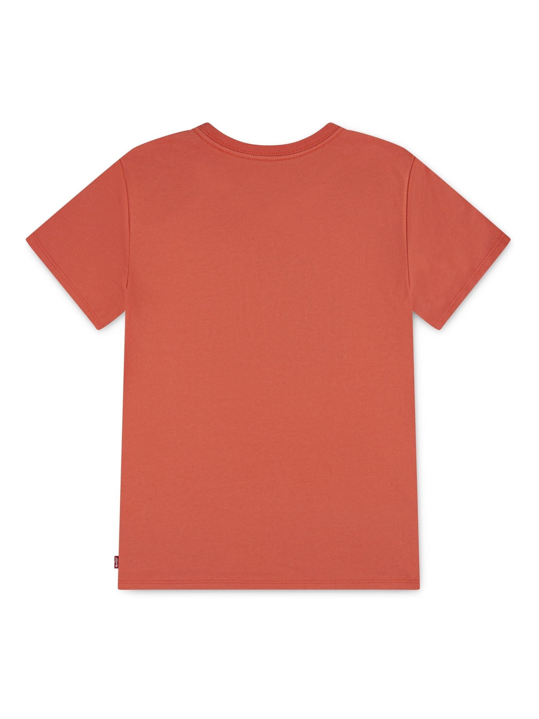 Levi's Orange Chambray Applique T-Shirt image 2