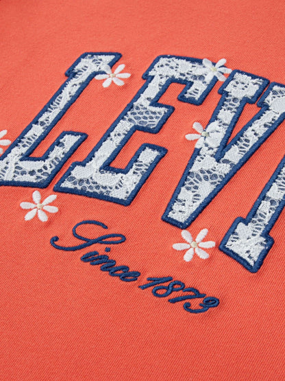 Levi's Orange Chambray Applique T-Shirt image 4