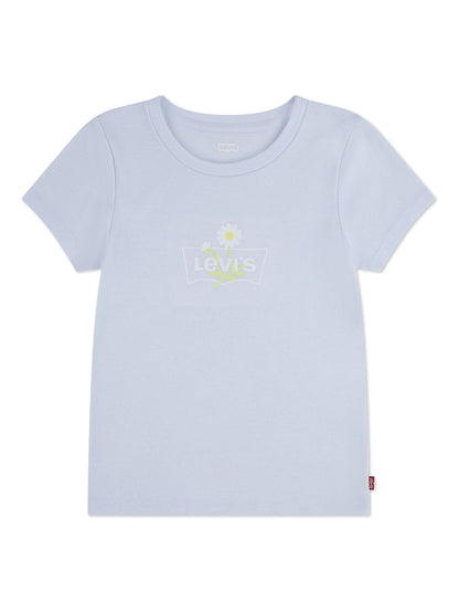 Levi's Blue Daisy Batwing Short Sleeve T-Shirt image 1