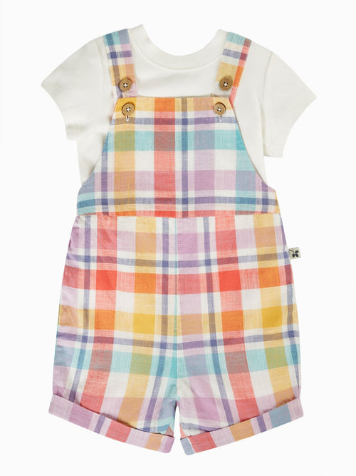 Frugi Blue Freddie Outfit Dungaree image 1